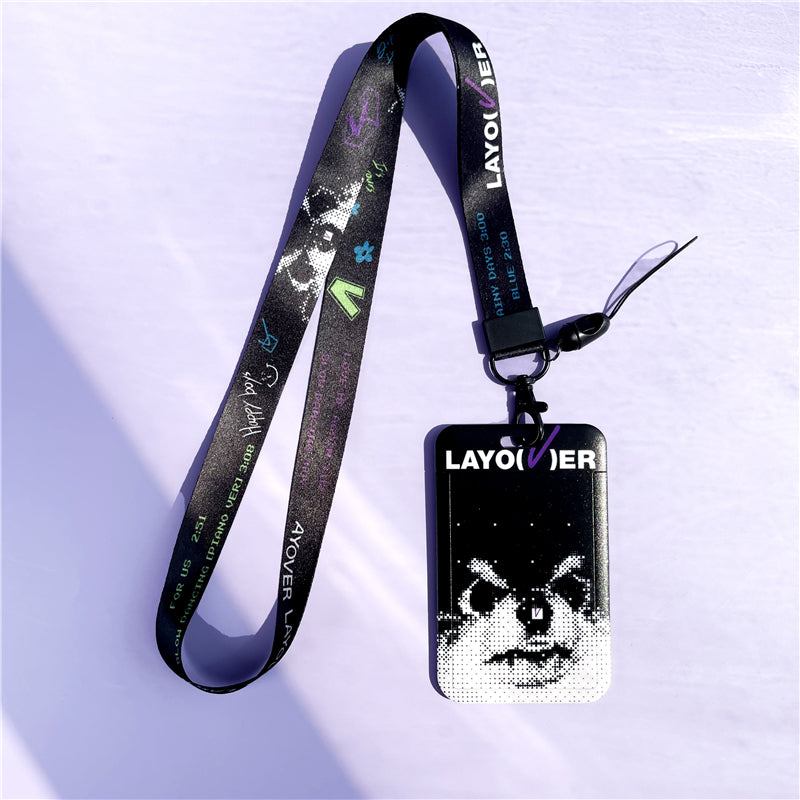 BTS Arirang ID Card Holder Cover with Neck & Wrist Lanyard