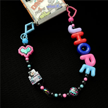 BTS Taylor Skz Cortis Ateez Twice Inspired Handmade Kpop Phone Charm Necklace & Decorative Bag Chain