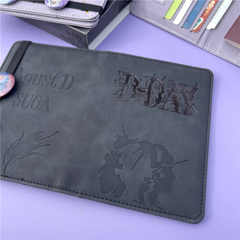 BTS ARMY D-DAY Fan Passport Holder Cover - Kpop Merch Travel Wallet