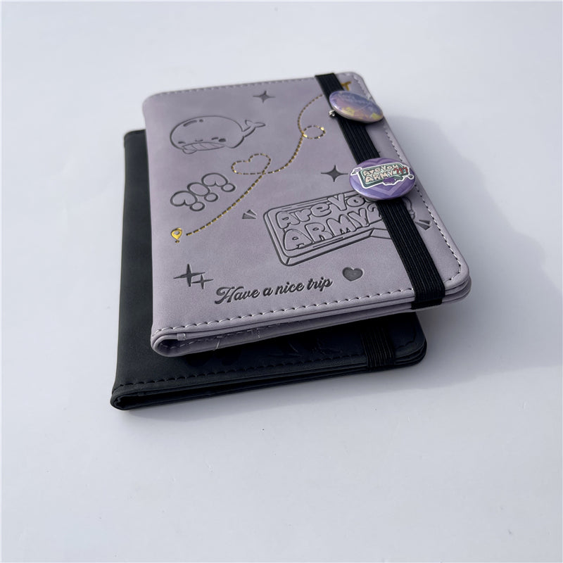 BTS ARMY D-DAY Fan Passport Holder Cover - Kpop Merch Travel Wallet