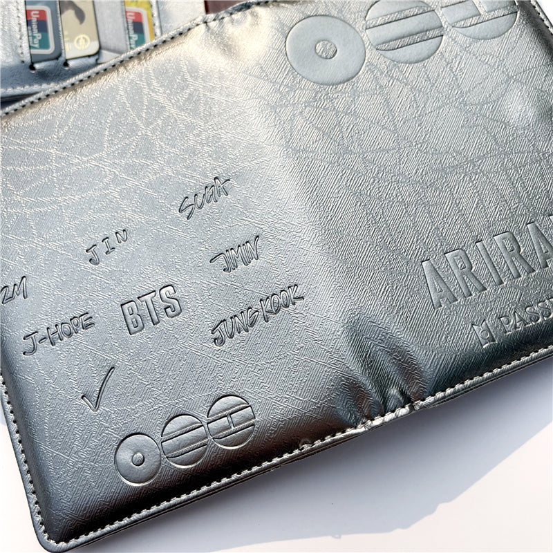 BTS Arirang Fan Passport Holder Cover - Kpop Merch Travel Wallet