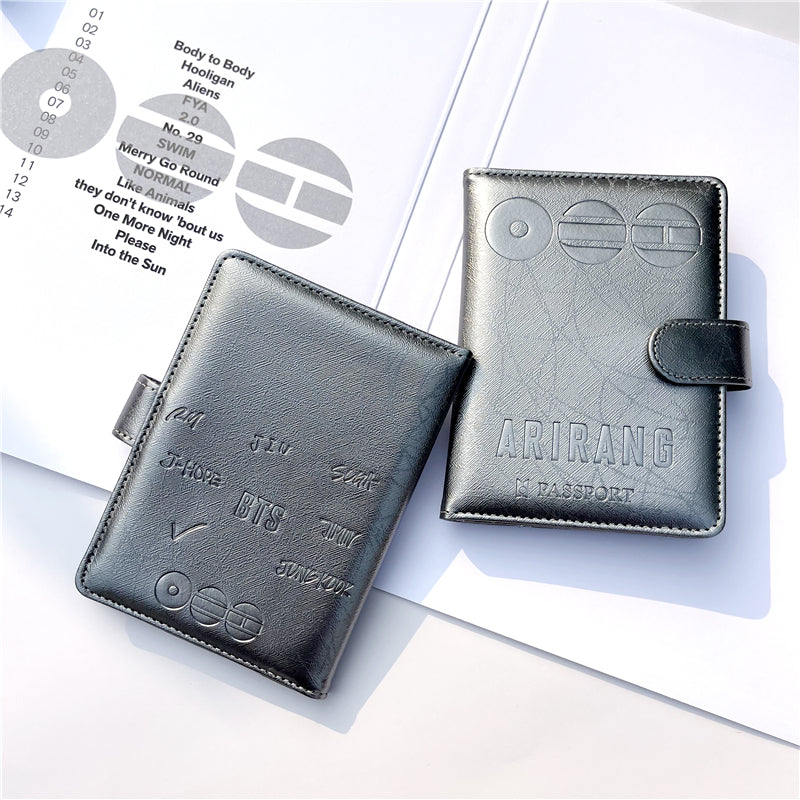 BTS Arirang Fan Passport Holder Cover - Kpop Merch Travel Wallet