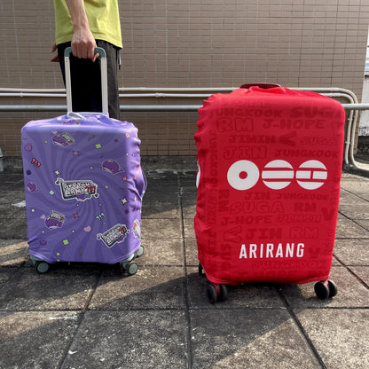BTS Elastic Luggage Cover & Luggage Tag Travel Set