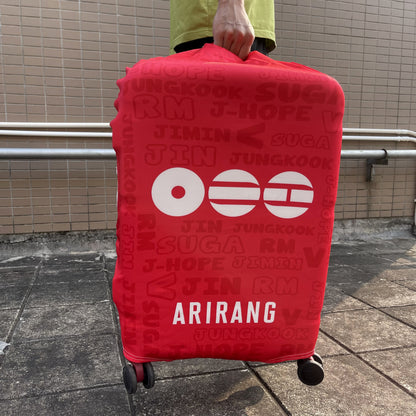 BTS Elastic Luggage Cover & Luggage Tag Travel Set