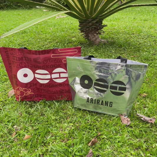 BTS Arirang Woven Tote Bag - Large Capacity Shopper