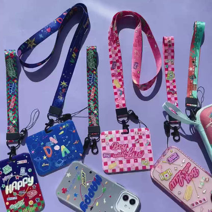 BTS Arirang ID Card Holder Cover with Neck & Wrist Lanyard